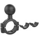 RAM Mounting Systems Torque Handlebar and Rail Base with 1.5-Inch Ball – Fits 1-1/8 to 1-1/2 Inch Diameter Rails