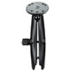 RAM Mounting Systems RAM-B-103U-C Long Double Socket Arm with 2.5-Inch Round Base