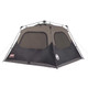 Coleman 6-Person Instant Cabin Tent in Black with Fast Setup and WeatherTec System