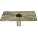 Springfield Marine KingPin 6 x 8 Stainless Steel Rectangular Base - Standard Marine Hardware