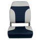 Springfield Marine High Back Multi-Color Folding Seat - Blue/Grey