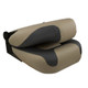 Springfield Marine OEM Series Folding Seat - Charcoal and Tan Marine Boat Seat