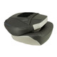 Springfield Marine Fish Pro Mid Back Folding Seat - Charcoal/Grey for Boat Comfort and Support