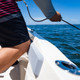 SeaDek Cockpit Coaming Bolster Set (2) - 4" x 39" White with Brushed Texture, 20mm Thick