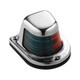 Attwood Marine 66318-7 1-Mile Deck Mount Bi-Color Red/Green Sidelight for Boats