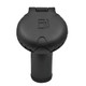 Attwood Marine Deck Fill for Carbon Canister System with Angled Body and Black Plastic Cap