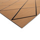 SeaDek 40 x 80 Inch Two-Color Diamond Full Sheet - Mocha and Black with Brushed Texture