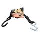 Camco Retractable Tie-Down Straps with Dual Hooks, 1-Inch x 6 Feet