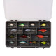 Plano Stowaway 3700 Storage Box with Adjustable Compartments and Rust-Resistant Technology