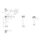 TACO Marine ShadeFin Adjustable Rod Holder Mount T10-3000-6 for Boat Shade Customization