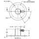 TACO Marine Stainless Steel Table Base with Locking Pin - Model F16-0006L