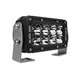 Black Oak Pro Series 3.0 Double Row 4-Inch LED Light Bar with Flood Optics and Black Housing