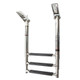 Whitecap 3-Step Telescoping Swim Ladder with Stainless Steel Construction and Compact Storage