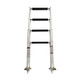 Whitecap 4-Step Telescoping Swim Ladder with Stainless Steel Construction