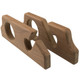 Whitecap Teak Two-Rod Storage Rack Pair - Durable Marine-Grade Storage Solution