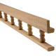 Whitecap Teak L-Type Pin Rail Part #60703, 5 ft Length