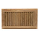 Whitecap Teak Louvered Insert - 16 x 9-1/8 inches, 3/4 inch Depth