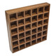 Whitecap Golf Ball Rack 36 - Teak for Elegant Golf Course Display