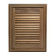 Whitecap Teak Louvered Door & Frame - Right Hand - 15 x 20 Inches, Part 60724