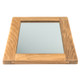 Whitecap Teak Rectangular Mirror Model 62544 – 11 x 15 Inches with Oiled Finish