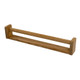 Whitecap Teak Towel Rack - 16 Inch Wall-Mount Storage Solution