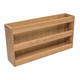 Whitecap Teak Double-Wide Magazine Rack - Part No. 62508