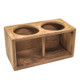 Whitecap Teak 2-Drink Rack Part Number 62610 for Boats and Marine Use