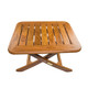 Whitecap Teak Small Adjustable Slat Top Table, Part No. 60028