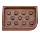Whitecap EKA Collection Teak Soap Dish - Elegant Bathroom Accessory