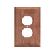 Whitecap Teak Outlet Cover/Receptacle Plate (Part #60170)