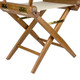 Whitecap Director's Chair with Natural Seat Covers - Teak, Part #60044
