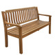 Whitecap 5-Foot Teak Garden Bench - Durable Outdoor and Indoor Seating