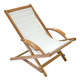Whitecap Teak Sun Chair with White Sling - Model WT60073