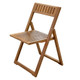 Whitecap Folding Slat Chair in Teak, Part Number 63059