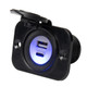 Marinco Sealink Dual USB-A/C Combo Charger - 12V & 24V Marine and RV Power Adapter