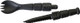 Ka-Bar Knives KA9909 Tactical Spork with Hidden Knife, Black Matte Polymer Handle