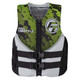 Full Throttle Junior Hinged Neoprene Life Jacket - Green for Youth Watersports