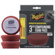 Meguiar's Professional 3-Inch Compound Foam Pads 3-Pack for Automotive Detailing
