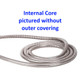HoseCoil Stainless Steel PRO Garden Hose - 20 ft