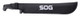SOG Machete SOGFARI 13-inch with Black Powder Coat Finish and Sawback Blade