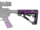 Hogue AR-15 Collapsible Stock in Purple – Fits Mil-Spec Buffer Tubes