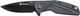Smith & Wesson S&W Knife Black Rubber 3-Inch Blade with Aluminum Handle