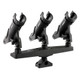 Scotty Triple Rod Holder with 3 Power Lock Rod Holders and Built-in Accessory Rack