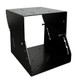 Shark Seating A2 Plinth Black Alloy with Adjustable Height, 8-Inch to 12-Inch