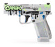 Canik Mete Signature Drip 9mm Luger Semi-Auto Pistol with Custom Painted Case and Interchangeable Backstraps