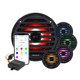 Aquatic AV ELITE 6.5-inch RGB Marine Speakers - Black Pair