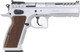 Tanfoglio Stock Master 9mm Semi-Auto Pistol with Chrome Finish and 4.75-Inch Barrel