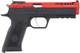 Tanfoglio Force 22LR 4.4-inch Semi-Auto Pistol with Red Steel Slide and Polymer Frame