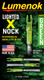 Lumenok X3G Lighted Green Nocks for Archery - 3 Pack by Lumenok