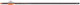 CenterPoint XBOW 20-Inch Carbon Arrows with Half Moon Nock and Blazer Vanes (6 Pack)